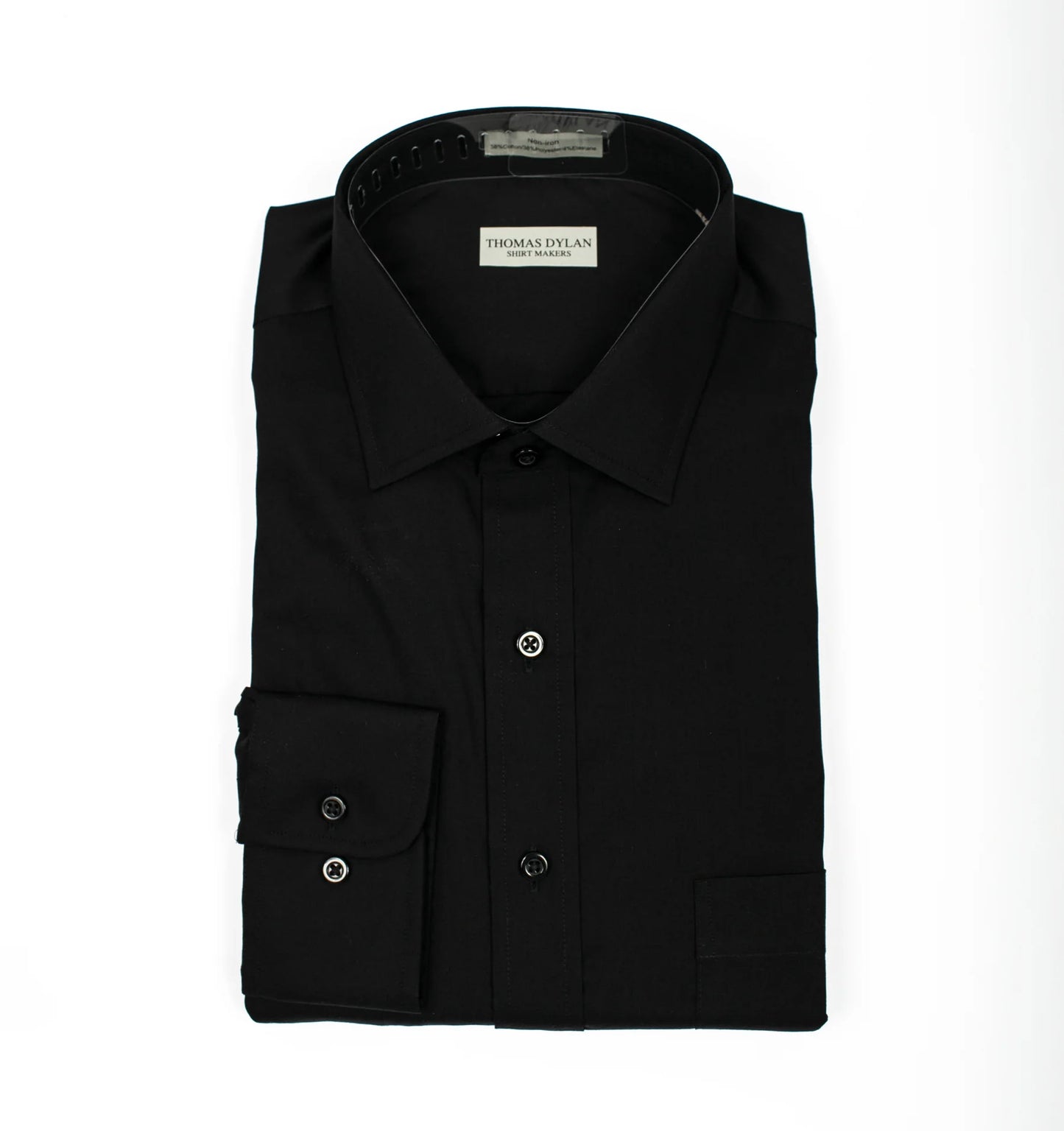 Black - Tailored Dress Shirt