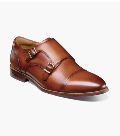 Florsheim Rucci Cap Toe Double Monk Strap - Dress Shoes