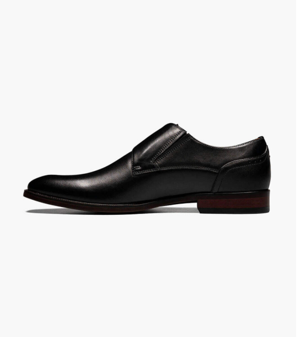 Florsheim Sorrento Plain Toe Single Monk Strap - Dress Shoes