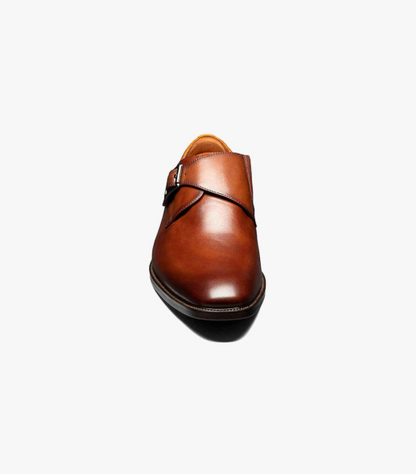 Florsheim Sorrento Plain Toe Single Monk Strap - Dress Shoes